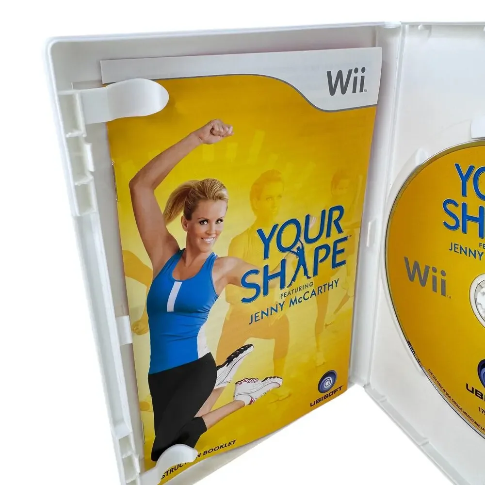 Your Shape‎ Featuring Jenny McCarthy Fitness DVD Ubisoft (Nintendo Wii, 2009)